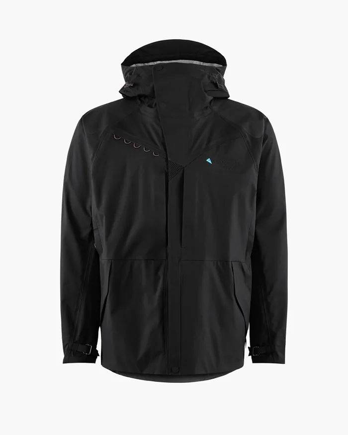 Men Skirner Waterproof Cutan Jacket Black Klttermusen Waterproof Jackets