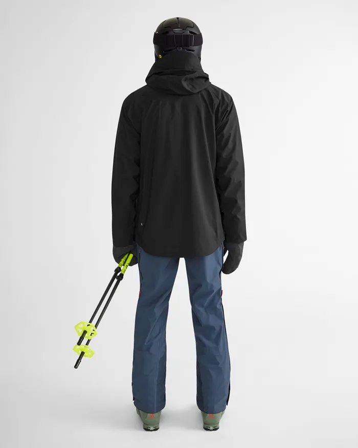 Men Skirner Waterproof Cutan Jacket Black Klttermusen Waterproof Jackets