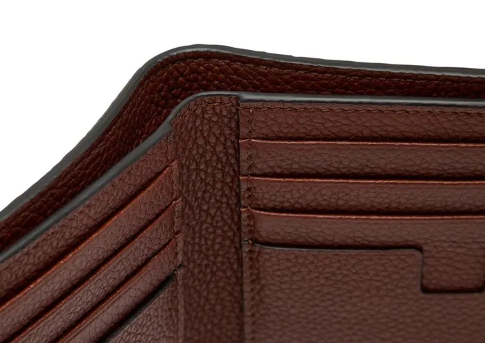 Men Small Leather Goods Tom Ford Grain Leather Classic Bifold Wallet Men Small Leather Goods Tom Ford Grain Leather Classic Bifold Wallet