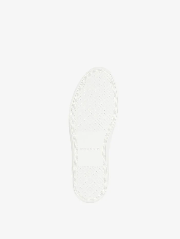Men Sneakers Givenchy City Sport Sneakers In Leather Whiteblack