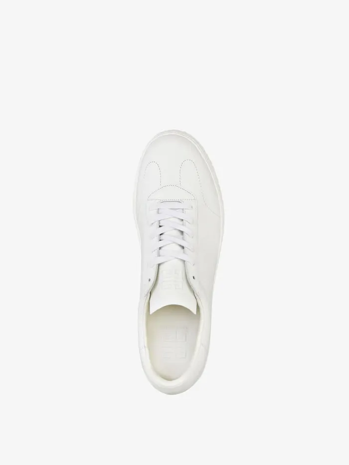 Men Sneakers Givenchy Town Sneakers In Leather White Men Sneakers Givenchy Town Sneakers In Leather White