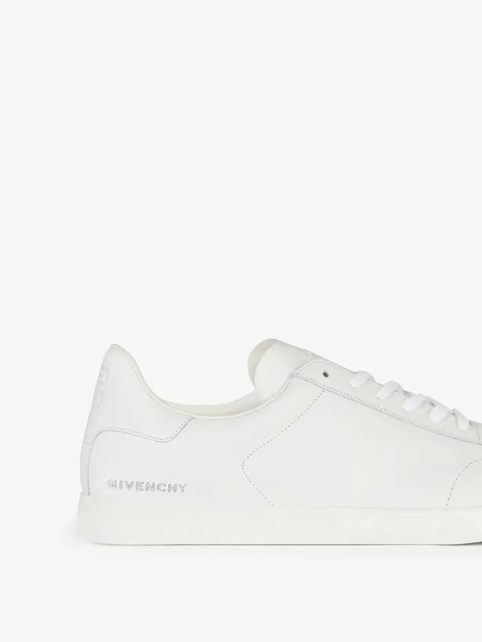Men Sneakers Givenchy Town Sneakers In Leather White Men Sneakers Givenchy Town Sneakers In Leather White