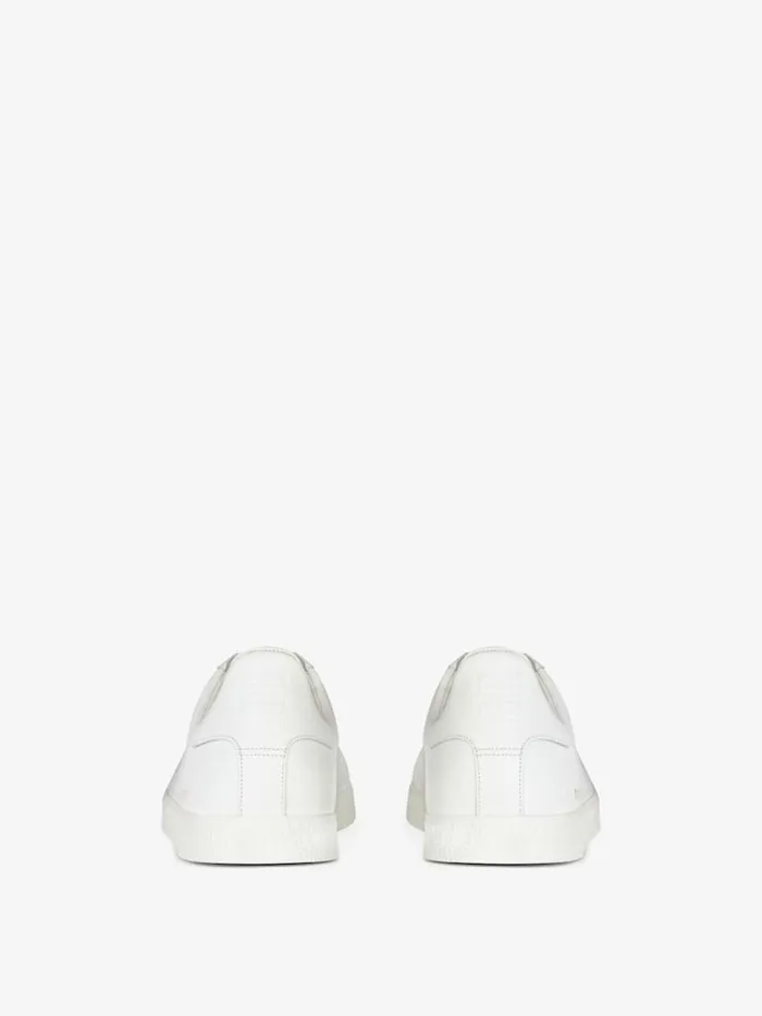 Men Sneakers Givenchy Town Sneakers In Leather White Men Sneakers Givenchy Town Sneakers In Leather White