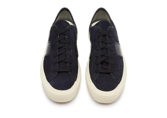 Men Sneakers Tom Ford Cambridge Lace Up Sneaker Blue