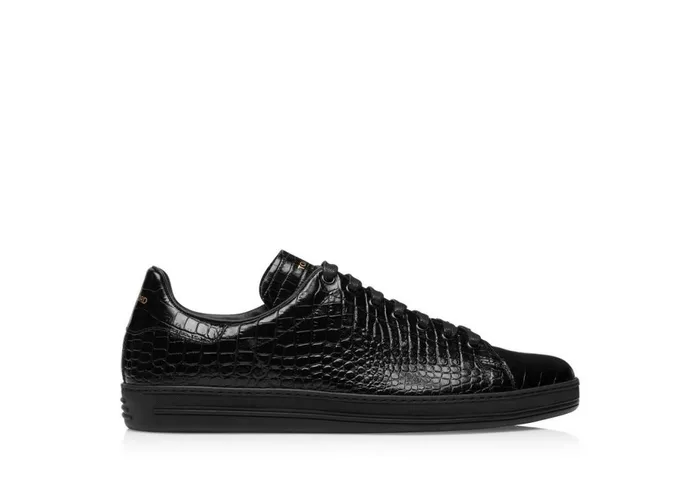 Men Sneakers Tom Ford Printed Alligator Warwick Sneaker