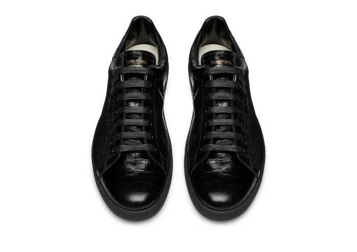 Men Sneakers Tom Ford Printed Alligator Warwick Sneaker Men Sneakers Tom Ford Printed Alligator Warwick Sneaker