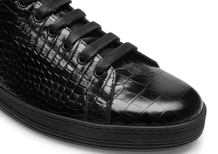 Men Sneakers Tom Ford Printed Alligator Warwick Sneaker Men Sneakers Tom Ford Printed Alligator Warwick Sneaker