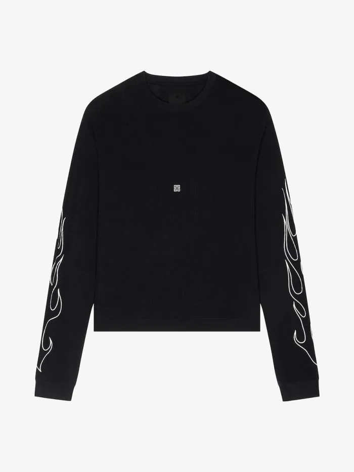 Men TShirts Givenchy Boxy Fit Tshirt In Cotton With GIVENCHY Dragon Print Black