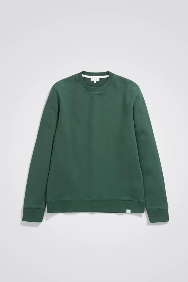 Men Vagn Classic Crew Dartmouth Green Norse Projects Sweatshirts