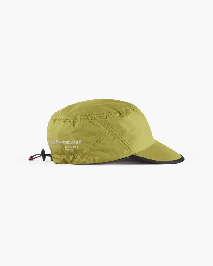 MenWomen Ansur Katla Cotton Cap Meadow Green Klttermusen Hats and Caps