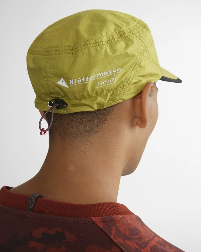 MenWomen Ansur Katla Cotton Cap Meadow Green Klttermusen Hats and Caps