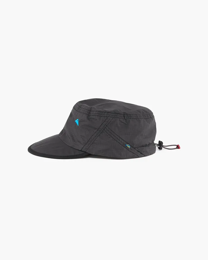 MenWomen Ansur Katla Cotton Cap Raven Black Klttermusen Hats and Caps