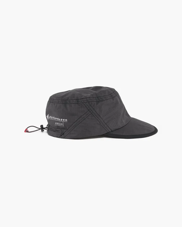 MenWomen Ansur Katla Cotton Cap Raven Black Klttermusen Hats and Caps
