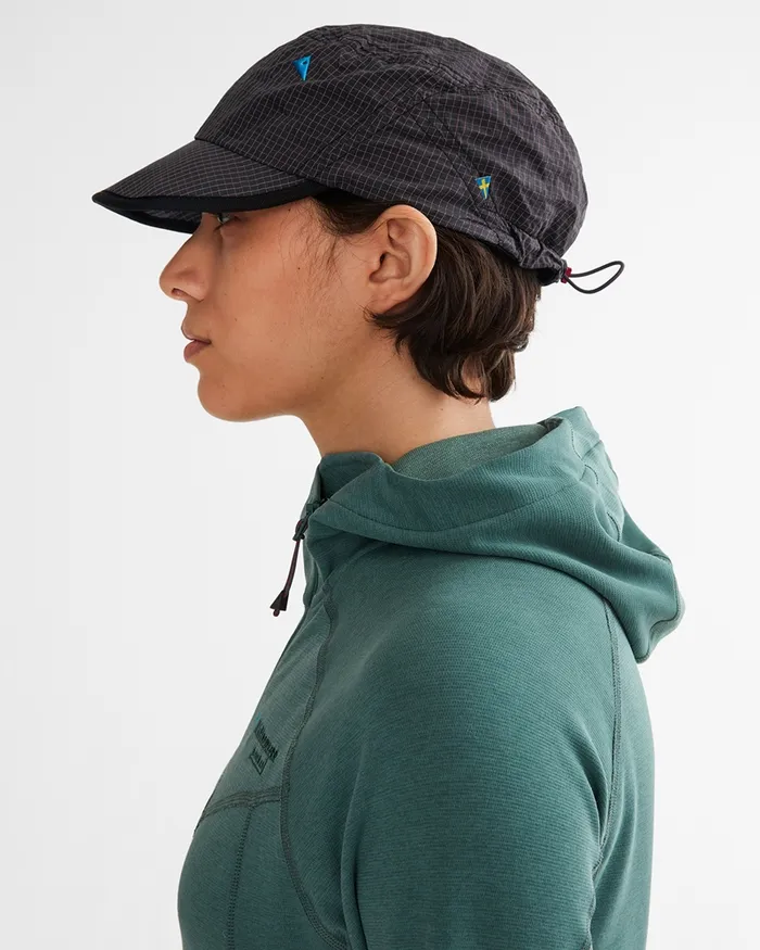 MenWomen Ansur Katla Cotton Cap Raven Black Klttermusen Hats and Caps