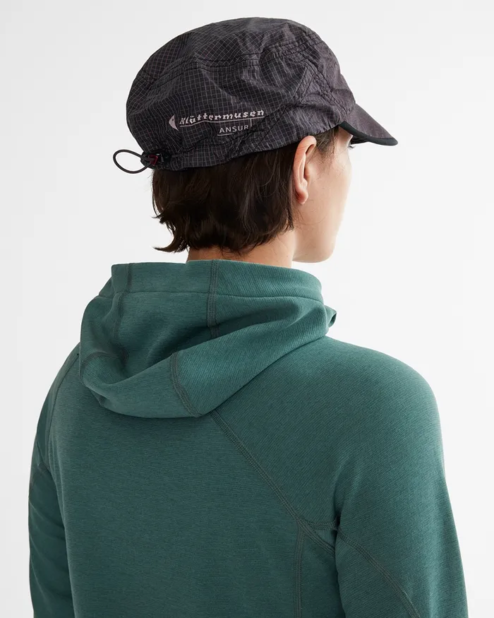 MenWomen Ansur Katla Cotton Cap Raven Black Klttermusen Hats and Caps