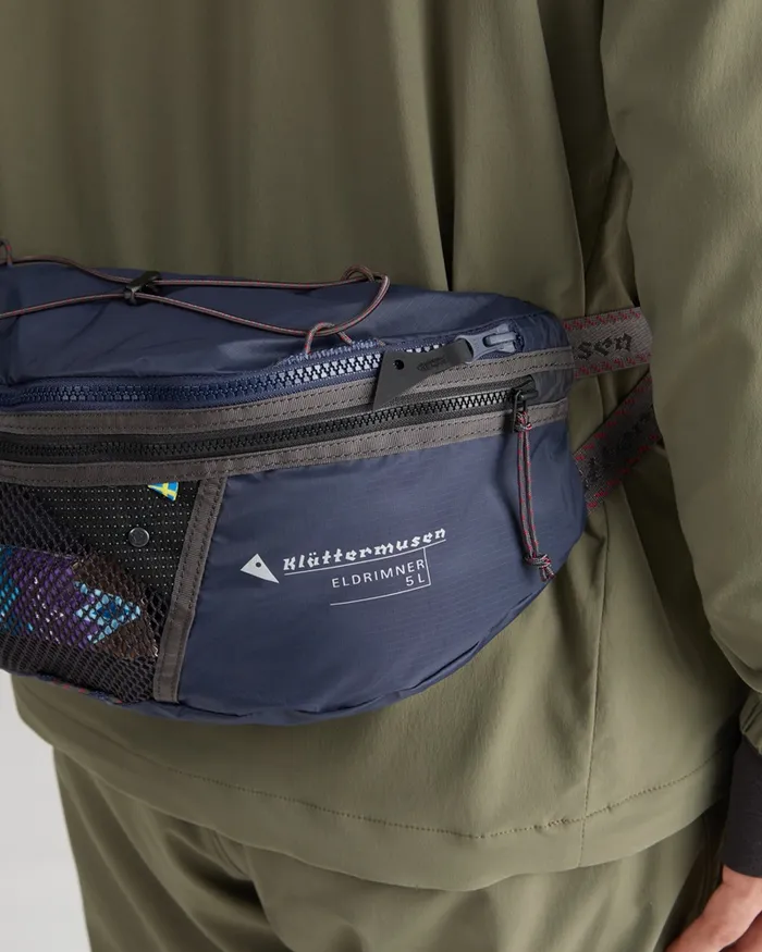 MenWomen Eldrimner 5L Lumbarpack Indigo Blue Klttermusen Summit Backpacks 215l