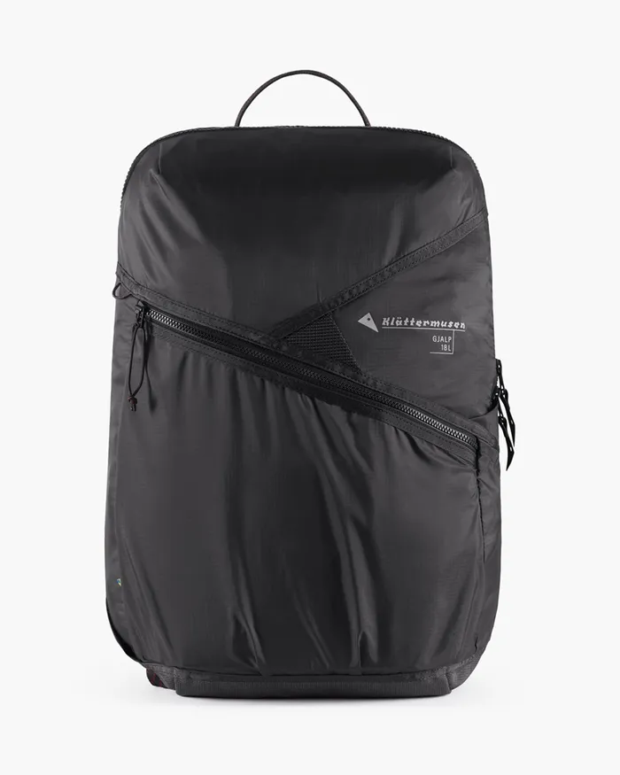 MenWomen Gjalp Functional Backpack 18L Raven Klttermusen SingleDay Backpacks 1832l