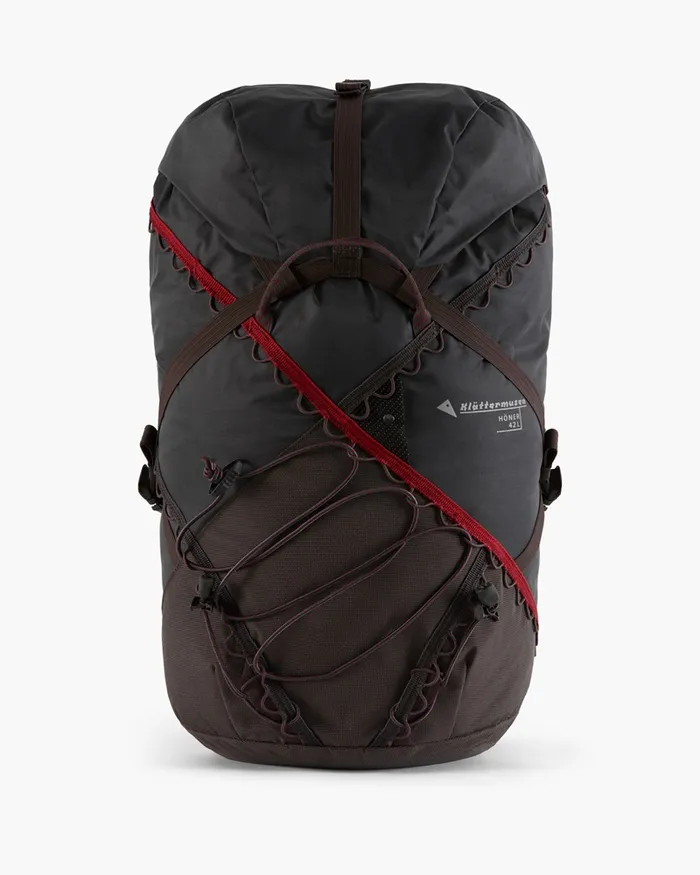 MenWomen Hner Alpin Mountaineering Backpack 42L Raven Klttermusen MultiDay Backpacks 32100l