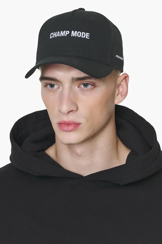 MenWomen Pegador Caps and Hats Champ Cap Onyx Black