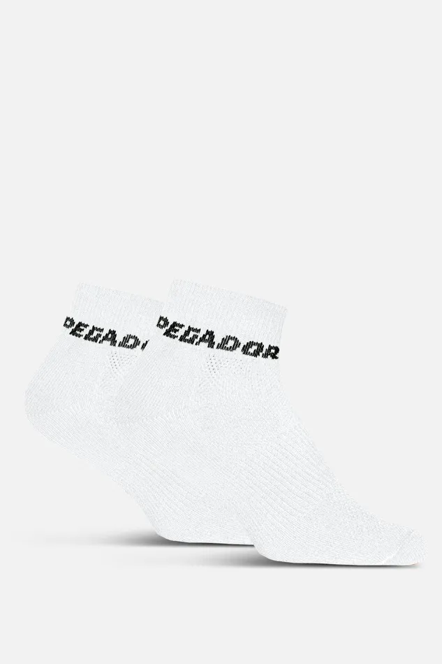 MenWomen Pegador Socken Logo Socks Low White Black