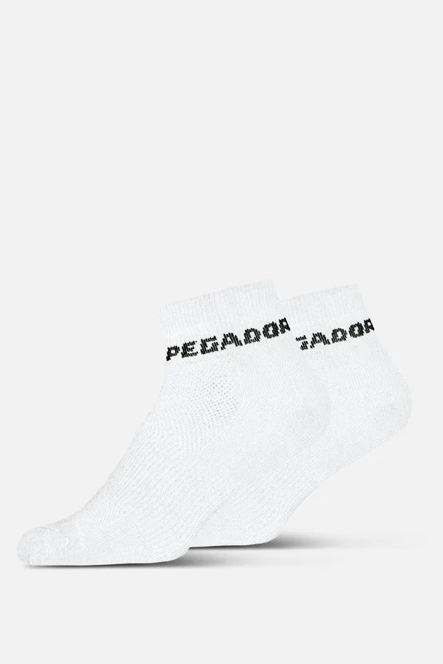 MenWomen Pegador Socken Logo Socks Low White Black