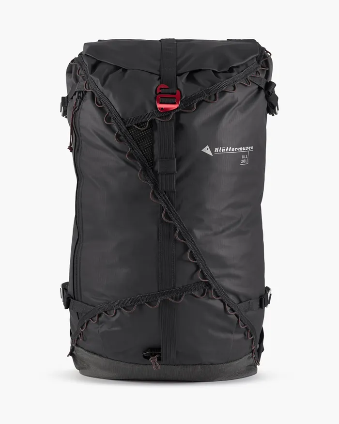 MenWomen Ull Alpine Lightweight Backpack 20L Raven Klttermusen SingleDay Backpacks 1832l