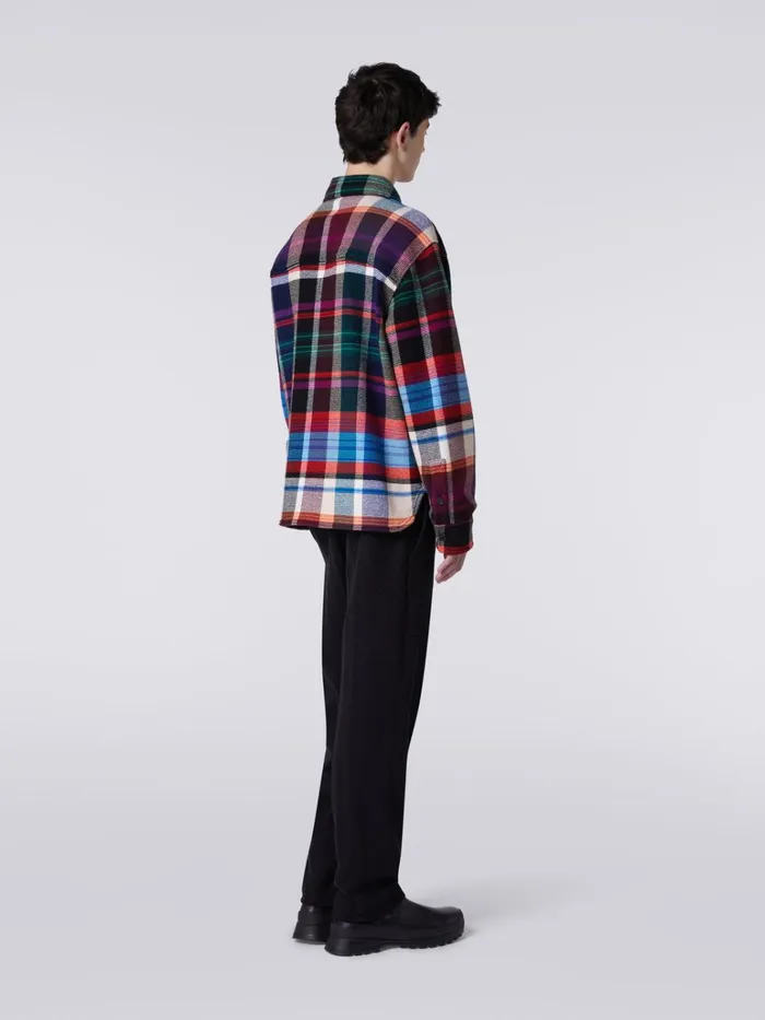 Men Wool And Cotton Overshirt Multicoloured Missoni Shirts Men Wool And Cotton Overshirt Multicoloured Missoni Shirts