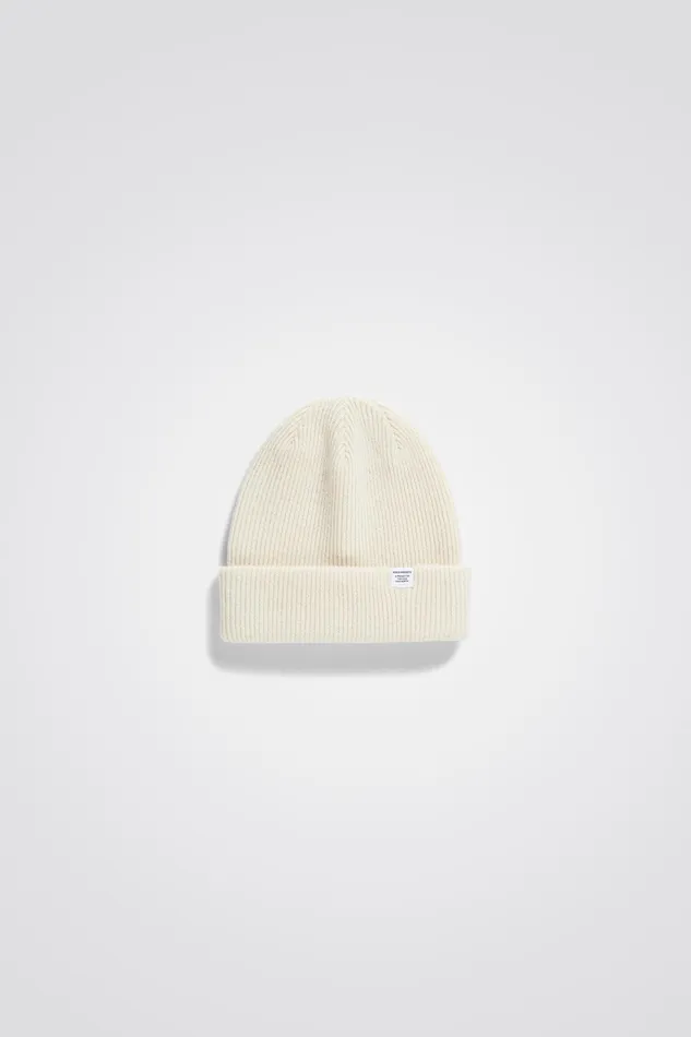 Men Wool Cotton Rib Beanie Dark Navy Norse Projects Beanies