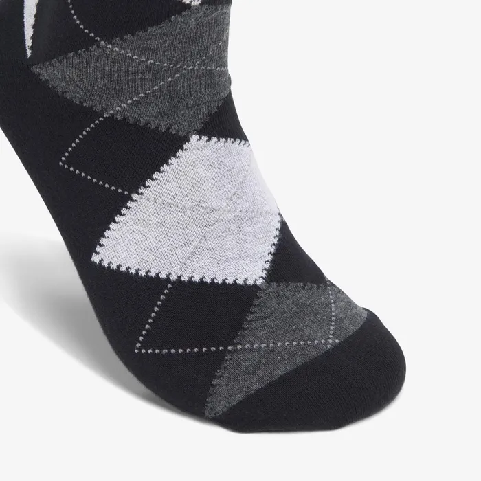 Mens Argyle Sock BlackWhite Men Clarks Accessories