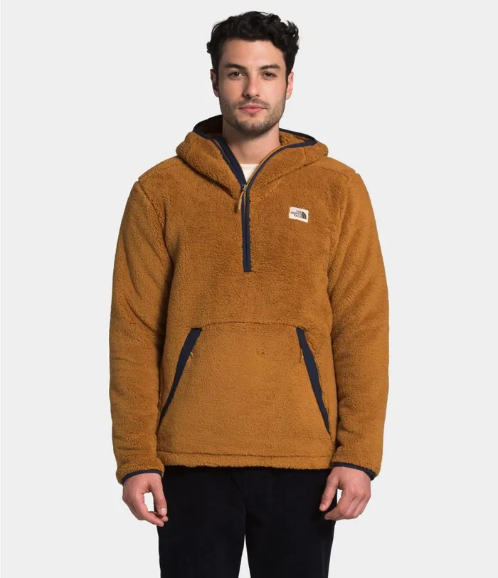 Mens The North Face Fleece Campshire Pullover Hoodie Timber Tanaviator Navy
