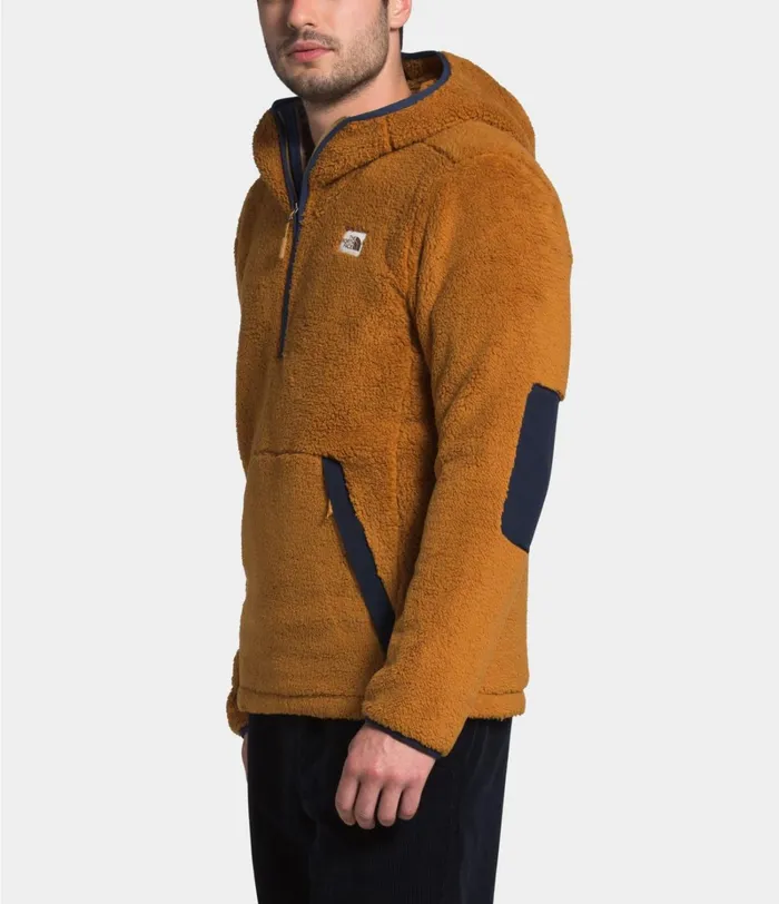 Mens The North Face Fleece Campshire Pullover Hoodie Timber Tanaviator Navy