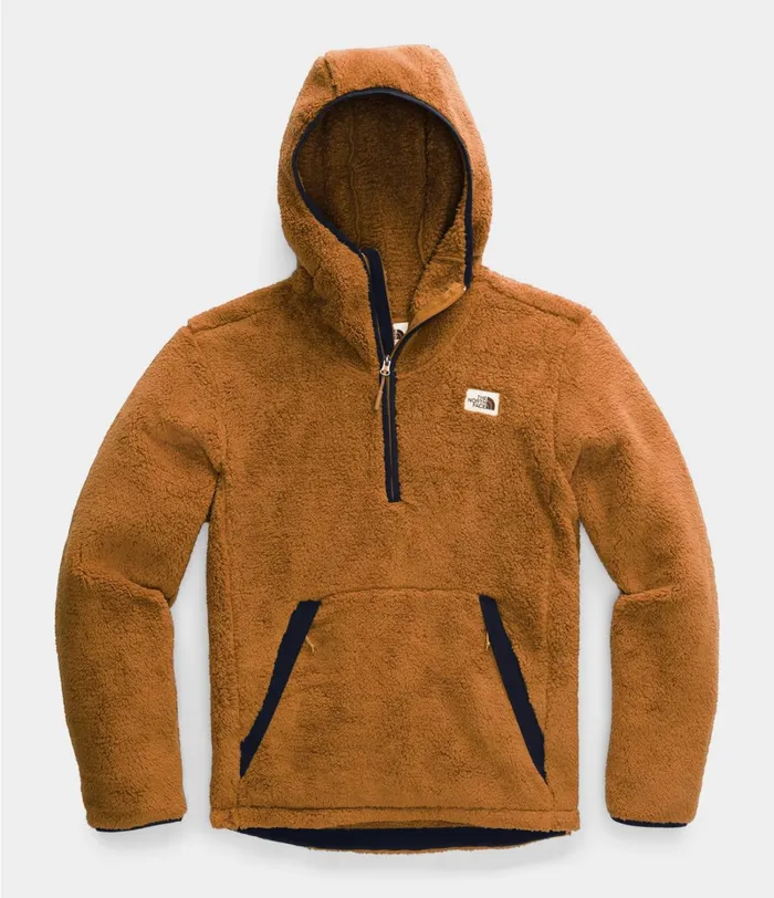 Mens The North Face Fleece Campshire Pullover Hoodie Timber Tanaviator Navy