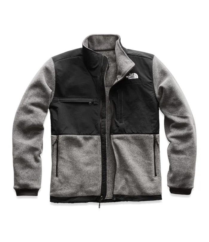 Mens The North Face Fleece Denali 2 Jacket Charcoal Grey Heathertnfblk