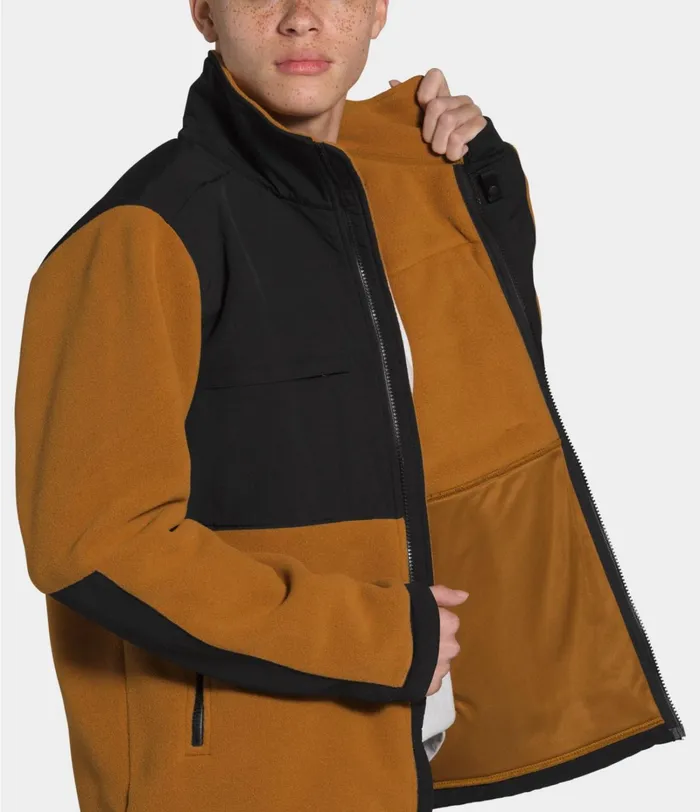 Mens The North Face Fleece Denali 2 Jacket Timber Tan