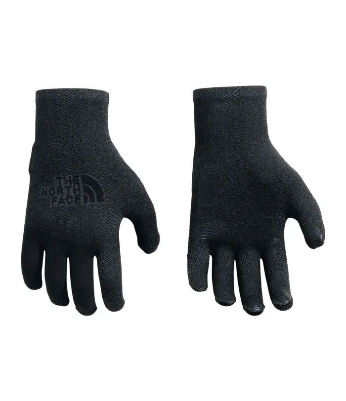 Mens The North Face Gloves Etip Knit Gloves Tnf Black