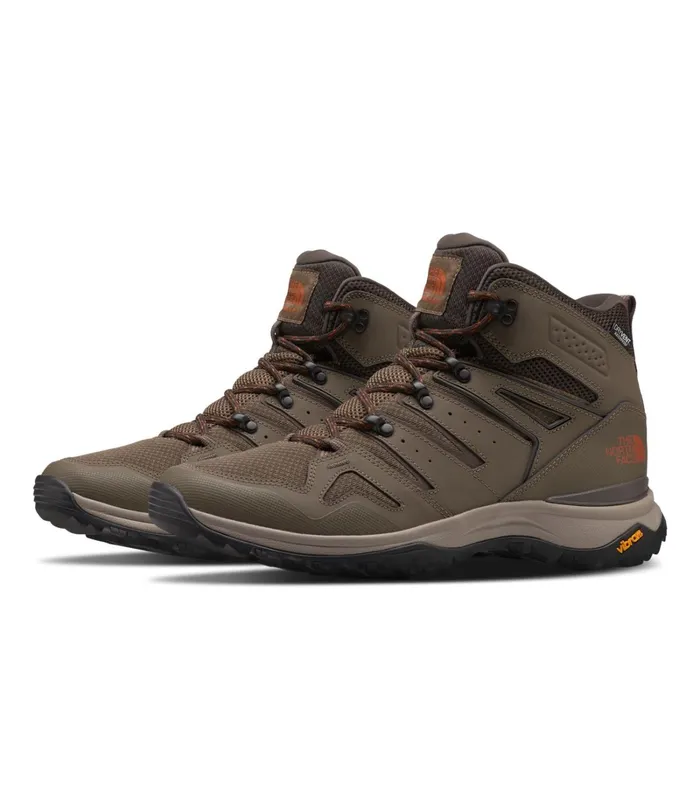 Mens The North Face Hiking Hedgehog Fastpack II Mid WP Bipartisan Browncoffee Brown