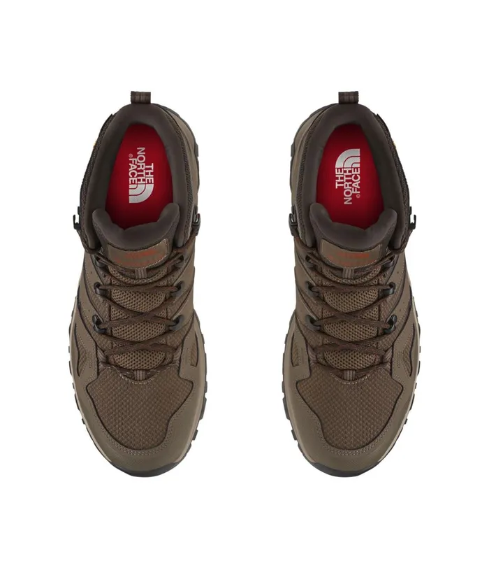 Mens The North Face Hiking Hedgehog Fastpack II Mid WP Bipartisan Browncoffee Brown
