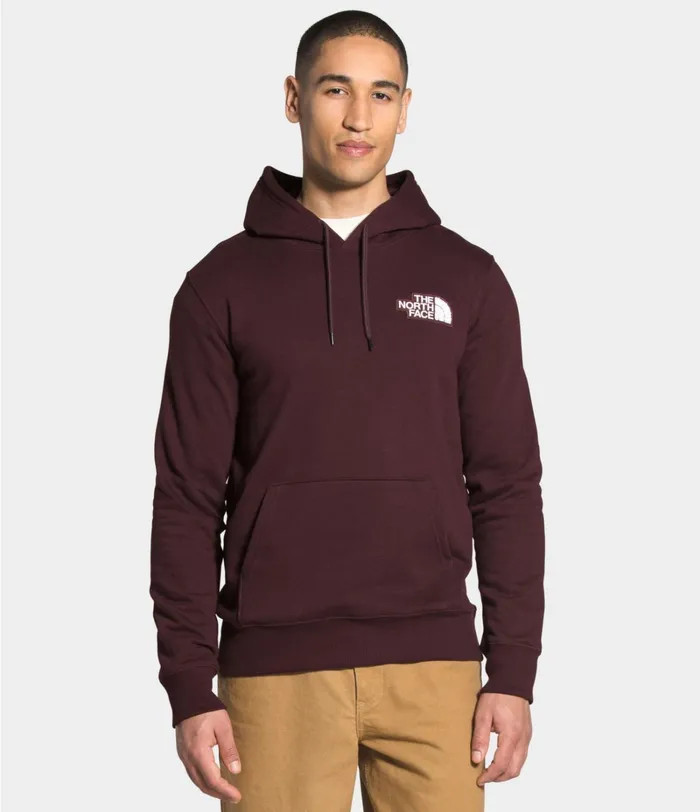 Mens The North Face Hoodies and Sweatshirts Patch Pullover Hoodie Root Brown