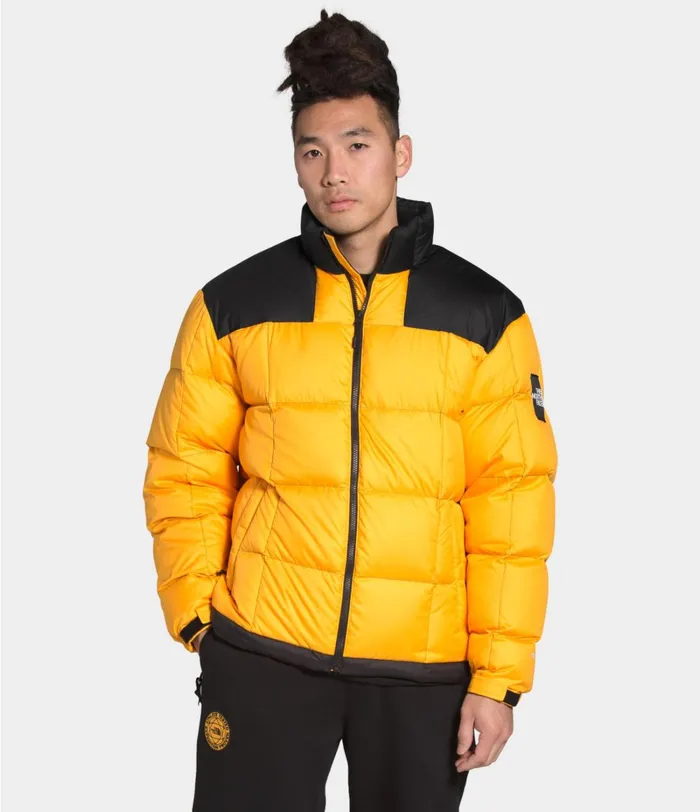 Mens The North Face Insulated and Down Jackets Lhotse Jacket 8211 EU Summit Gold