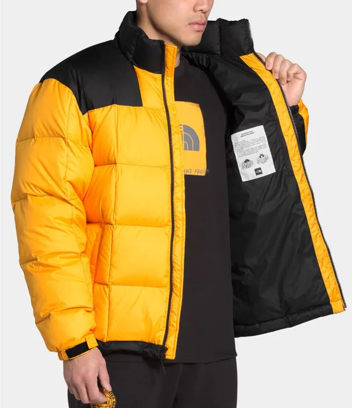 Mens The North Face Insulated and Down Jackets Lhotse Jacket 8211 EU Summit Gold