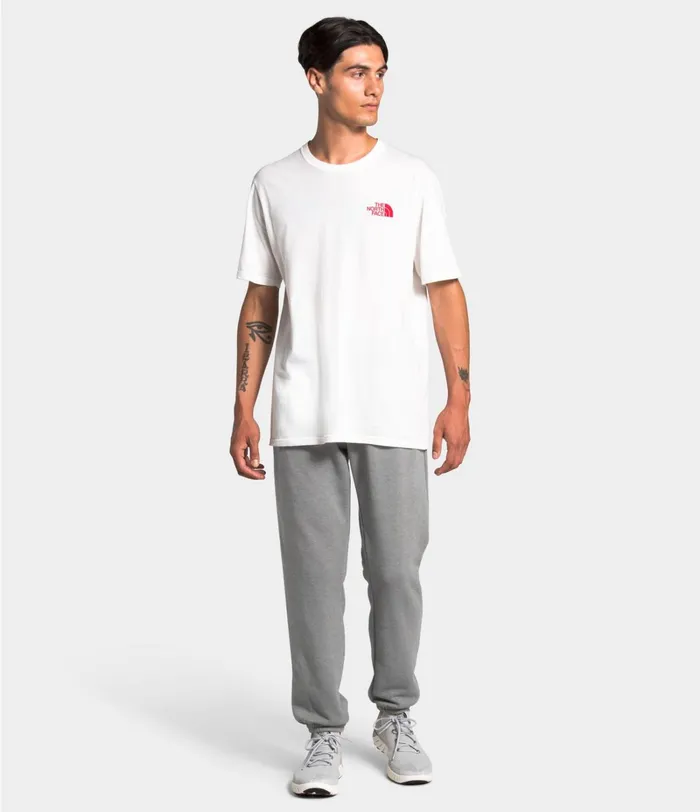 Mens The North Face Pants TNF Vert Sweatpant Tnf Medium Grey Heathertnf Black