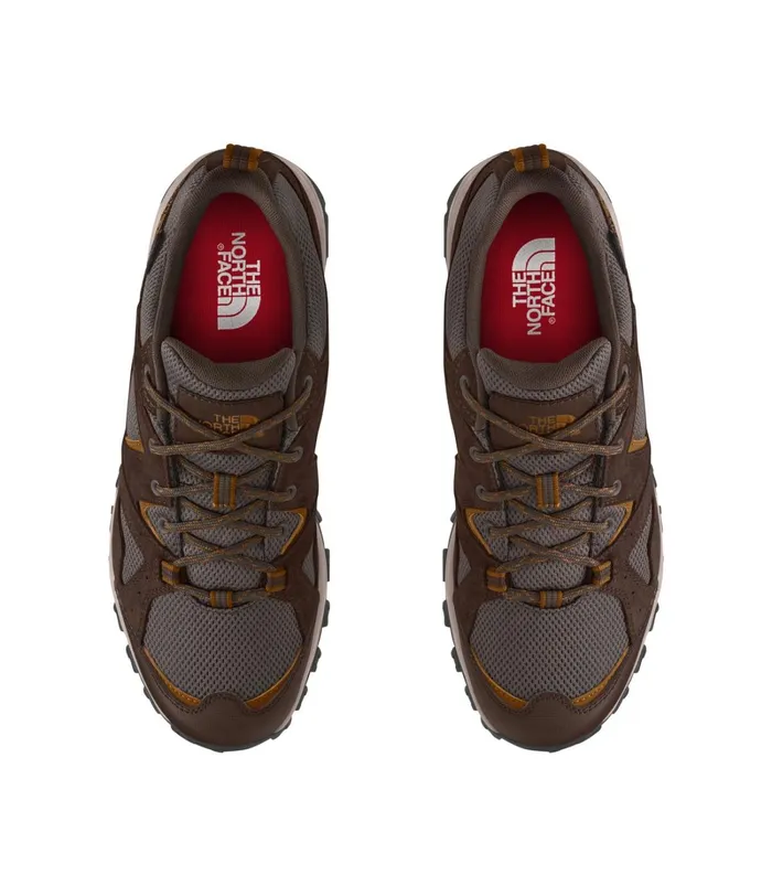 Mens The North Face Sneakers Trail Edge WP Chocolate Brownmonks Robe Brown