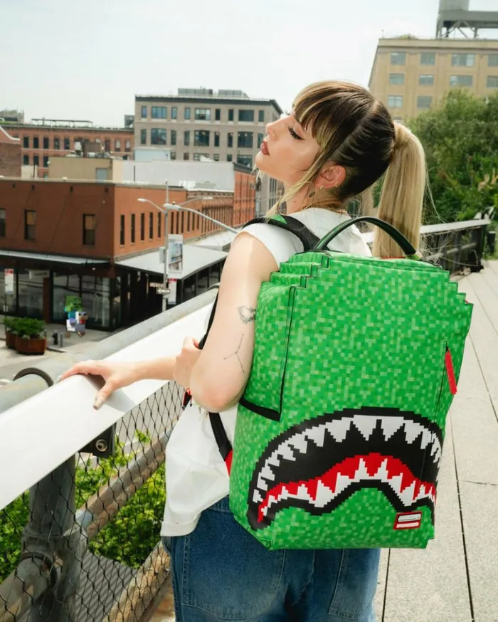 MINECRAFT CREEPER SHARK BACKPACK Bags SPRAYGROUND