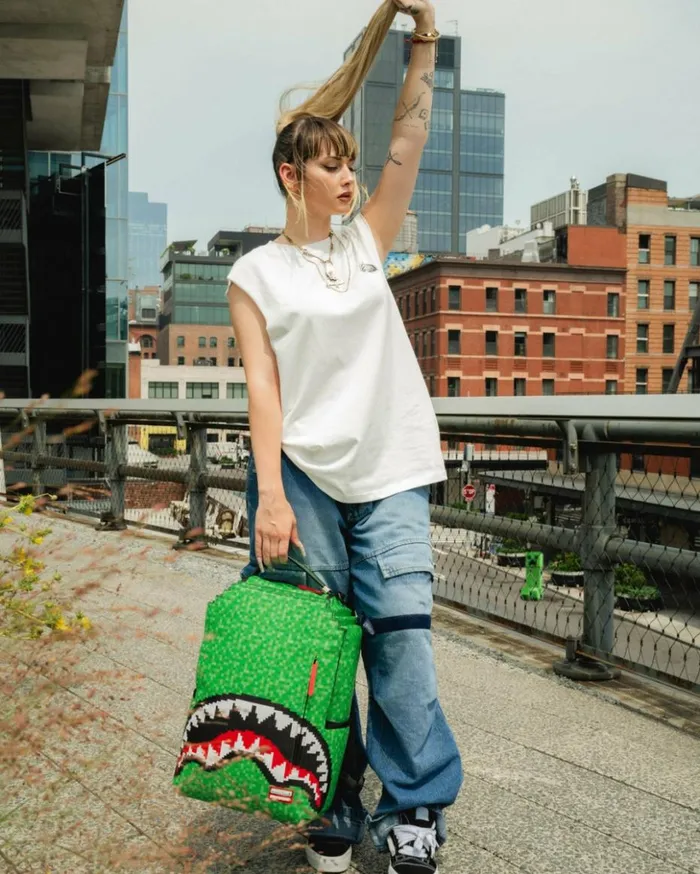 MINECRAFT CREEPER SHARK BACKPACK Bags SPRAYGROUND
