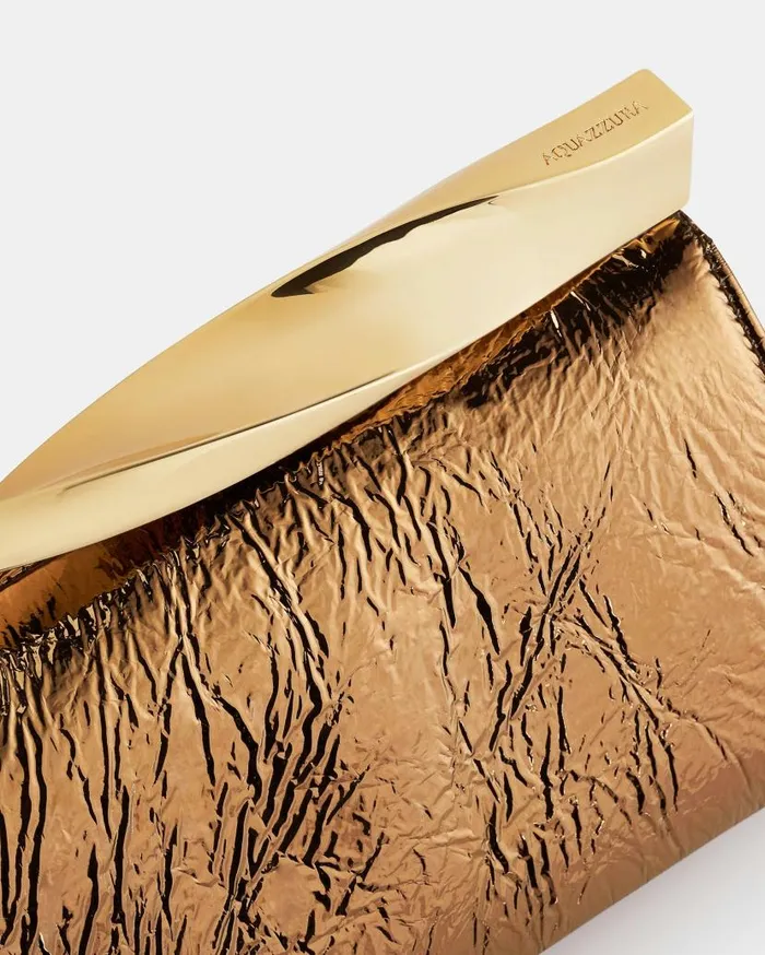 Mini Twist Clutch Brown Women Aquazzura Mini Bags Mini Twist Clutch Brown Women Aquazzura Mini Bags