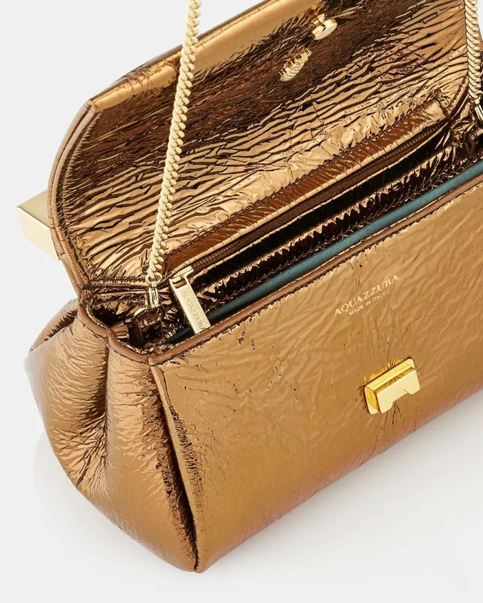 Mini Twist Clutch Brown Women Aquazzura Mini Bags Mini Twist Clutch Brown Women Aquazzura Mini Bags