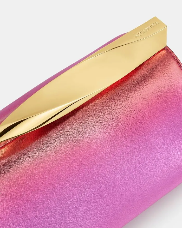 Mini Twist Clutch Fuchsia Women Aquazzura Shoulder Bags Mini Twist Clutch Fuchsia Women Aquazzura Shoulder Bags