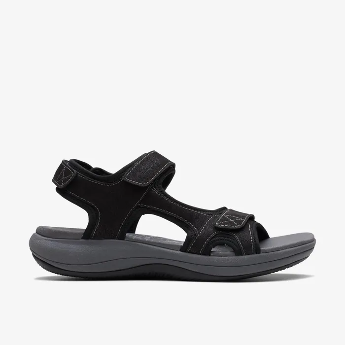 Mira Bay Black Women Clarks Sandals and Flip Flops