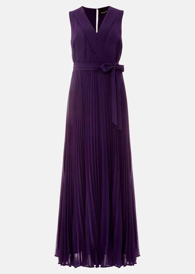 Molly Chiffon Maxi Dress Electric Blue Women Phase Eight Dresses