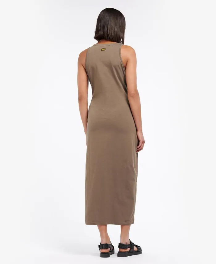 Morgan Midi Dress Classic Black Women Barbour Dresses and Skirts